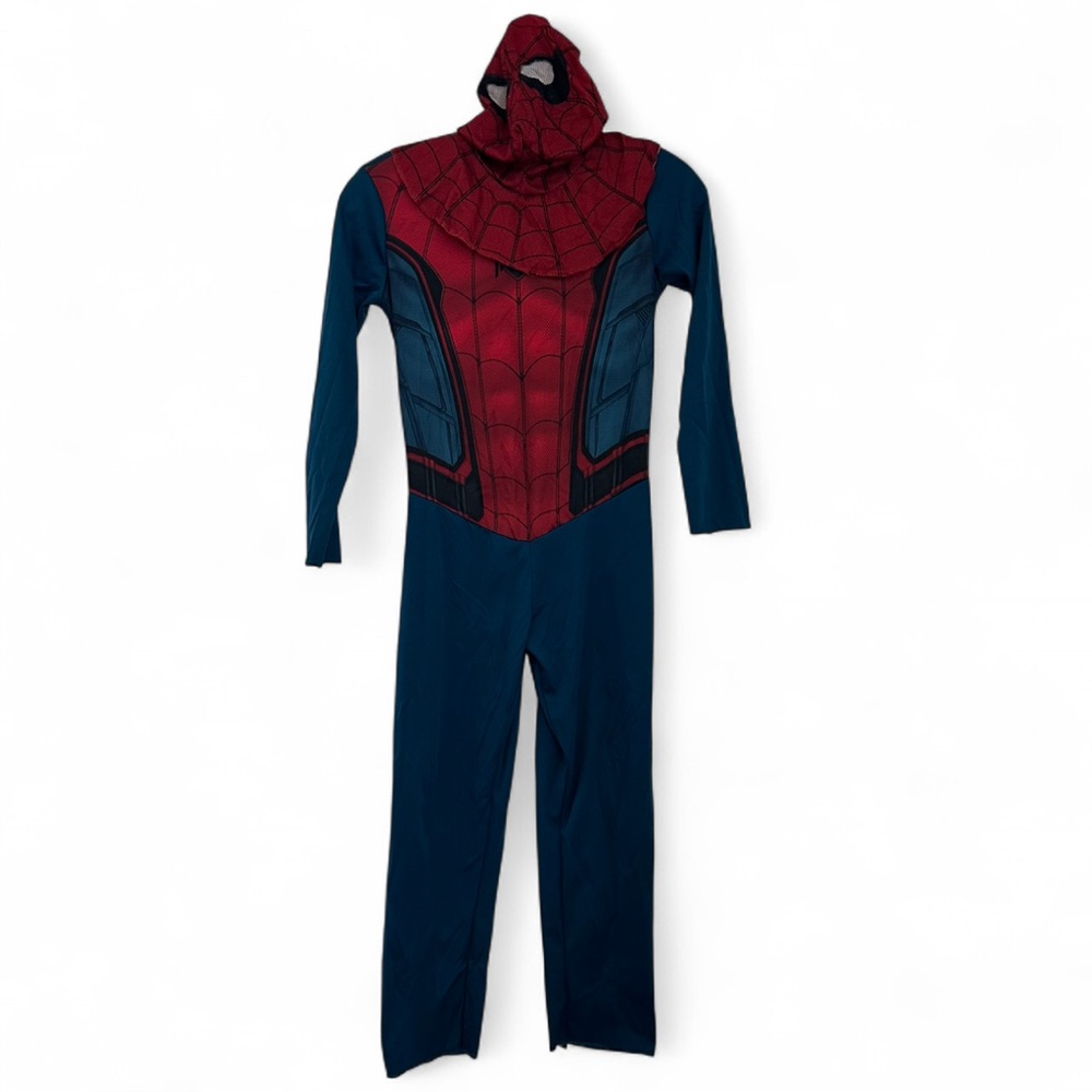 Marvel Spider‑Man Boys Costume Size Small 3-5 Jumpsuit Mask